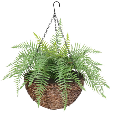 Large Artificial Hanging Basket (Fern Hanging Basket) UV Resistant.
