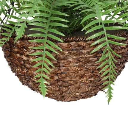 Large Artificial Hanging Basket (Fern Hanging Basket) UV Resistant.
