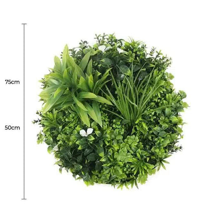 Two 50cm and One 75cm Flowering White Disc Bundle.