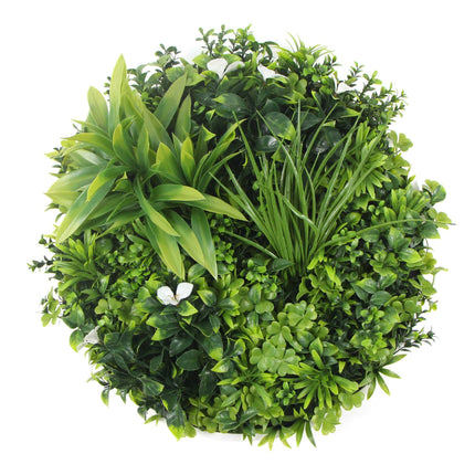 Two 50cm and One 75cm Flowering White Disc Bundle.