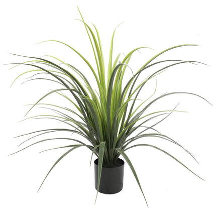 Potted Artificial Long Grass (Yucca Grass) 75cm UV Resistant.