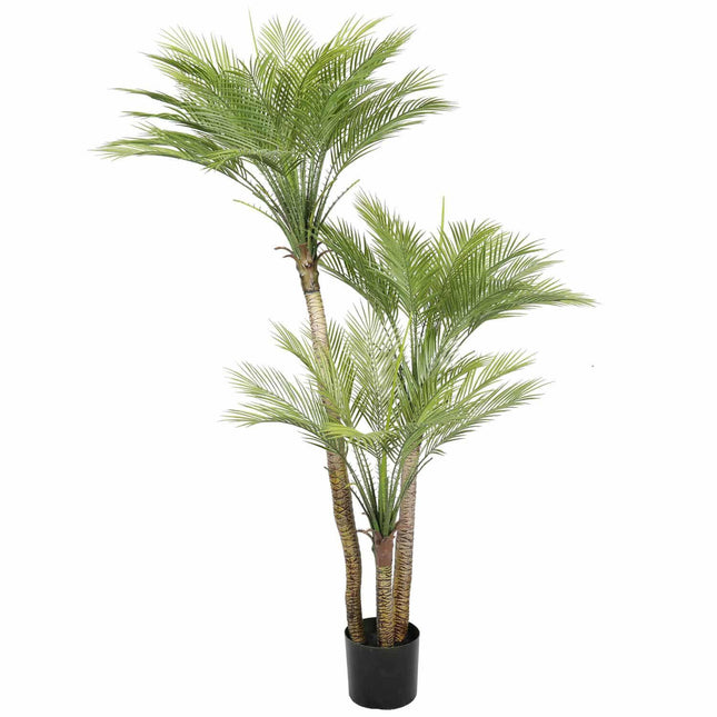 Artificial Parlour Palm Tree 180cm Multi Trunk UV Resistant.