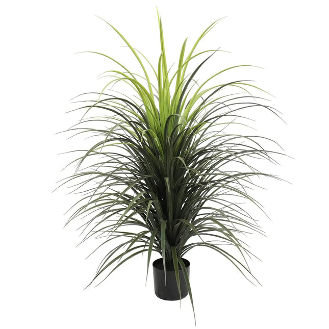 Potted Artificial Long Grass (Yucca Grass) 115cm UV Resistant.