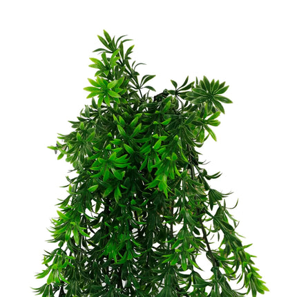 Artificial Hanging Willow Leaf Garland Bush UV Resistant and Fire Rated 18cm x 76cm.