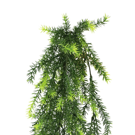 Artificial Hanging Cedar Vine Garland Bush UV Resistant and Fire Rated 20cm x 76cm.