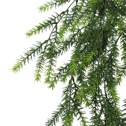 Artificial Hanging Cedar Vine Garland Bush UV Resistant and Fire Rated 20cm x 76cm.