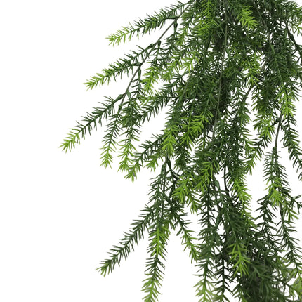 Artificial Hanging Cedar Vine Garland Bush UV Resistant and Fire Rated 20cm x 76cm.