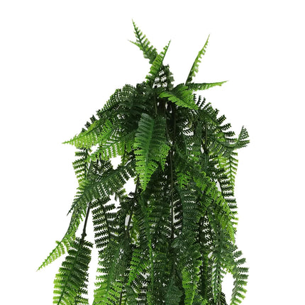 Artificial Hanging Fern Garland Bush UV Resistant and Fire Rated 18cm x 76cm.
