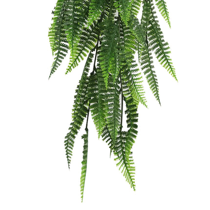 Artificial Hanging Fern Garland Bush UV Resistant and Fire Rated 18cm x 76cm.