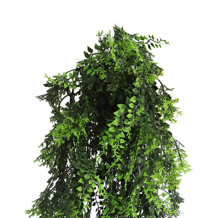 Artificial Hanging Mediterranean Fern Vine UV Resistant and Fire Rated 22cm x 76cm.