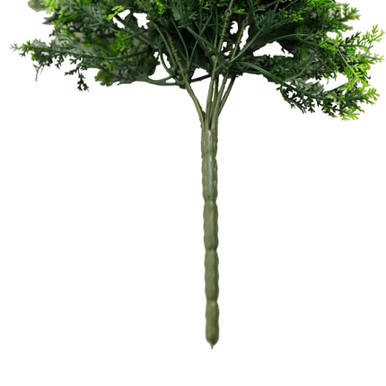 Artificial Mossy Hanging Cedar Vine Garland Bush UV Resistant and Fire Rated 22cm x 76cm.