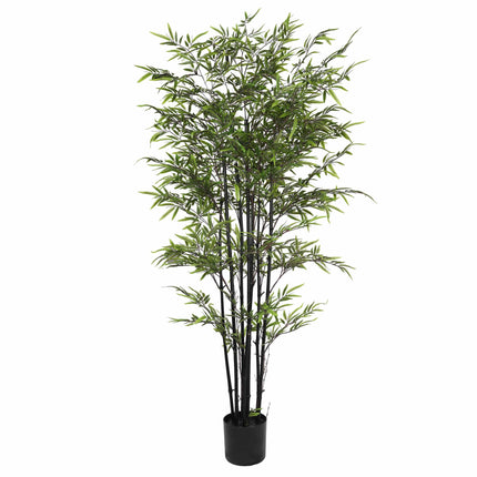 Premium Dense Artificial Black Bamboo 180cm.