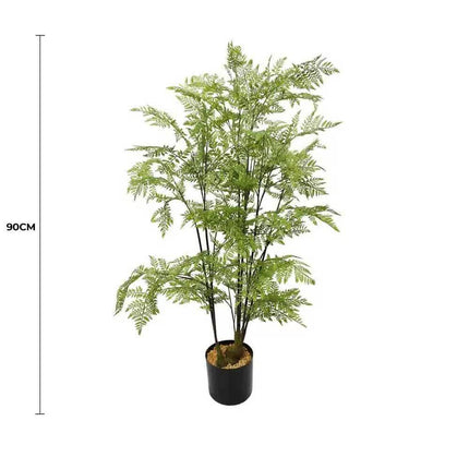 Faux Natural Fern Tree 90cm.