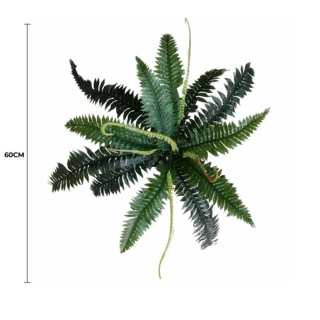 Artificial Dark Green Boston Fern 60cm.