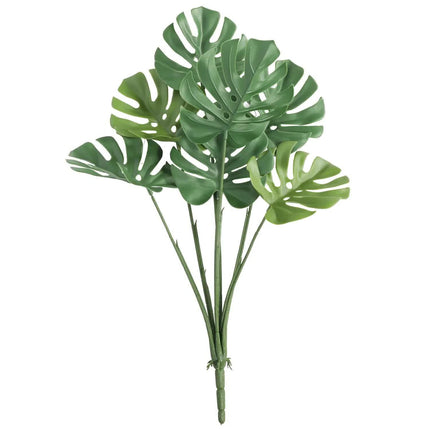 Artificial Monstera Split Leaf Philodendron Plant Stem 60cm UV Resistant.
