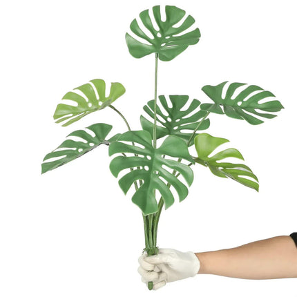 Artificial Monstera Split Leaf Philodendron Plant Stem 60cm UV Resistant.