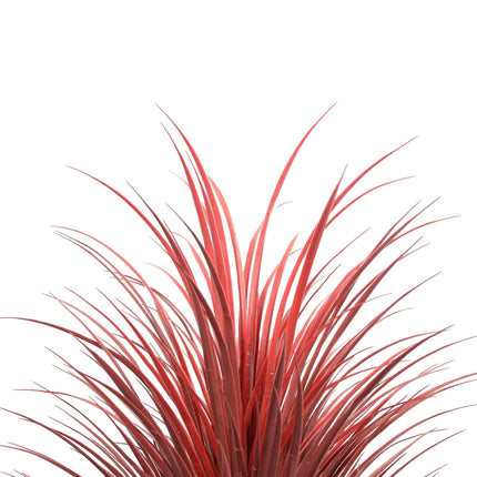 Burgundy Potted Artificial Long Grass (Yucca Grass) 115cm UV Resistant.