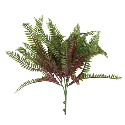 Artificial Royal Purple Fern Stem UV Resistant 33cm.