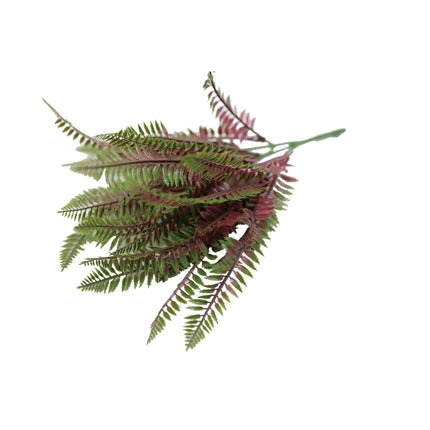 Artificial Royal Purple Fern Stem UV Resistant 33cm.