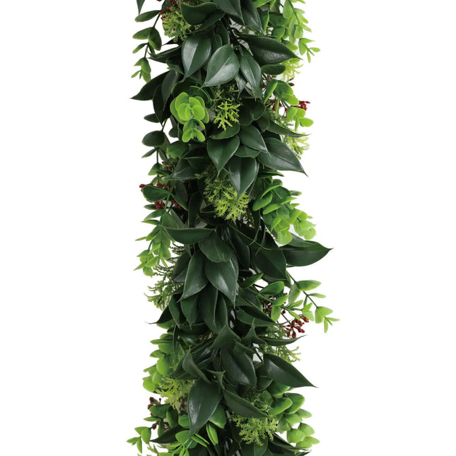 Artificial Extendable Hanging Wreath UV Resistant 55cm.
