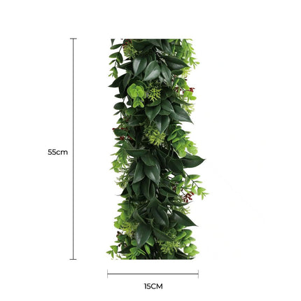 Artificial Extendable Hanging Wreath UV Resistant 55cm.