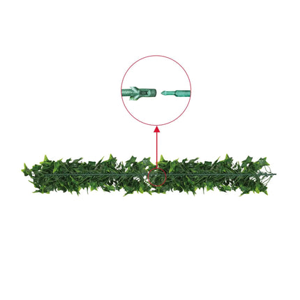Artificial Extendable Hanging Bright Green Ivy Bushy Vine UV Resistant 55cm.