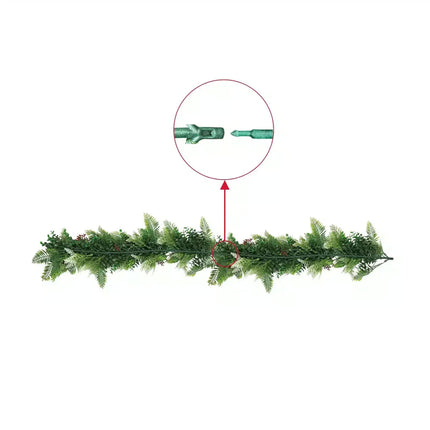 Artificial Extendable Hanging Christmas Garland UV Resistant 55cm.