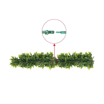 Artificial Extendable Hanging Flowering Pepperberry Garland UV Resistant 55cm.