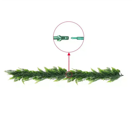 Artificial Extendable Hanging Bracken Fern Garland UV Resistant 55cm.