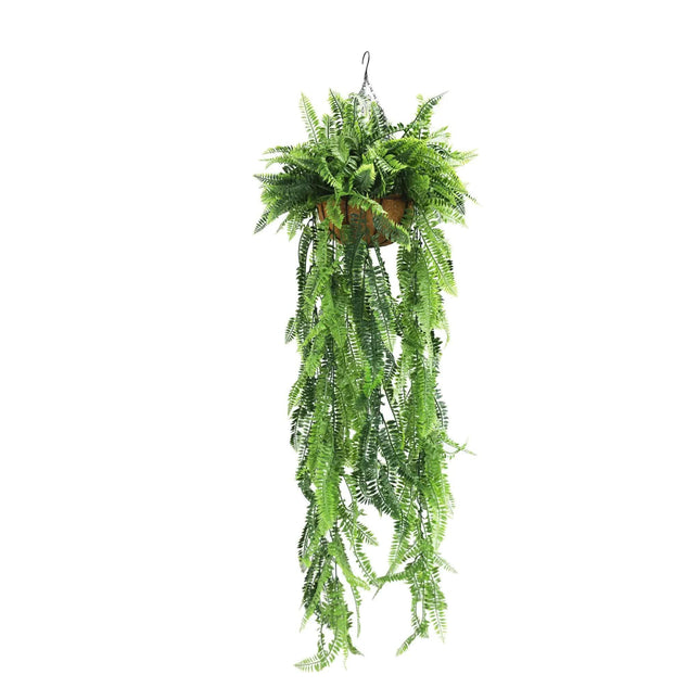 Artificial Hanging Fern Basket UV Resistant 35cm x 125cm.