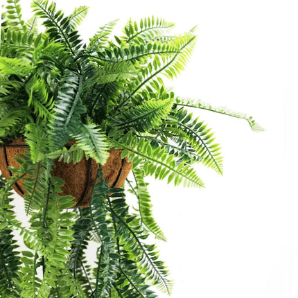 Artificial Hanging Fern Basket UV Resistant 35cm x 125cm.