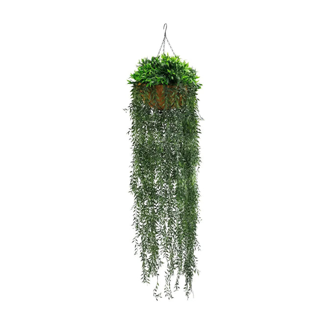 Artificial Hanging Fern Basket UV Resistant 35cm x 140cm.