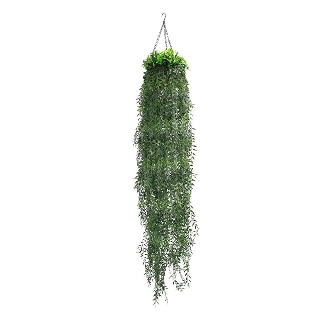 Artificial Hanging Fern Basket UV Resistant 26cm x 135cm.