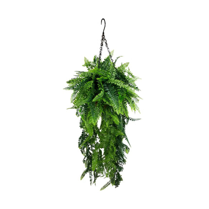 Artificial Hanging Fern Basket UV Resistant 45cm x 125cm.