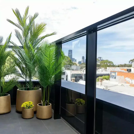 Elegant Gold Planters / Gold Pots Set of 4.