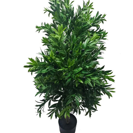Premium Artificial Olive Tree 130cm UV Resistant.