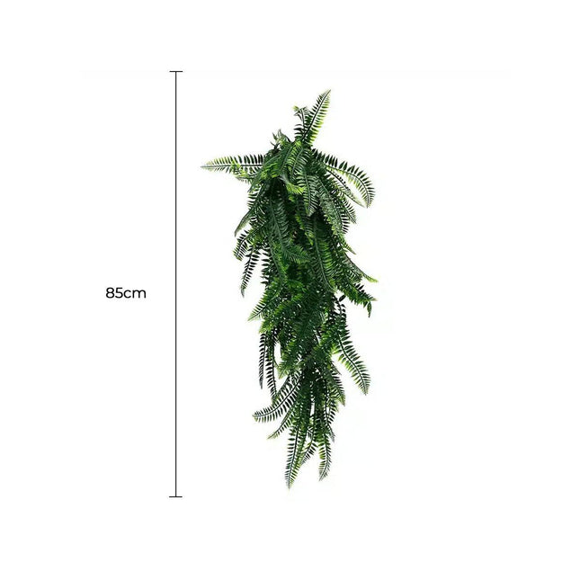Artificial Mixed Green Bracken Fern 85cm UV Resistant.