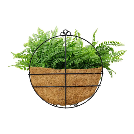 Artificial Hanging Fern Basket 30cm x 40cm Long UV Resistant.