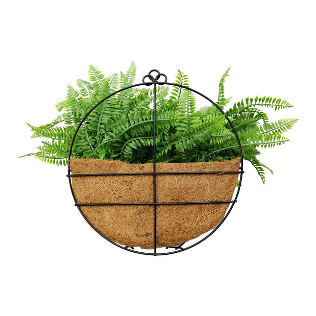 Artificial Hanging Fern Basket 30cm x 40cm Long UV Resistant.