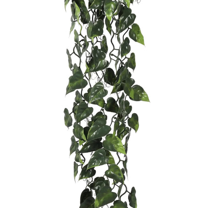 Hanging Artificial Pothos / Philodendron Plant UV Resistant 105cm.