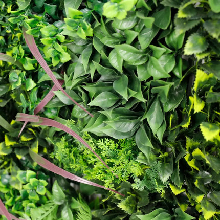 Verdant Fern Artificial Vertical Garden / Green Wall Panel 1m x 1m UV Resistant.