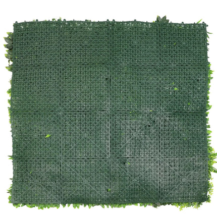 Lush Botanical Mosaic Artificial Vertical Garden / Green Wall Panel 1m x 1m UV Resistant.