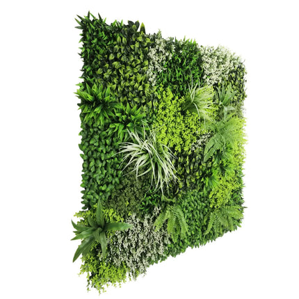 Forest Floor Artificial Vertical Garden / Green Wall Panel 1m x 1m UV Resistant.