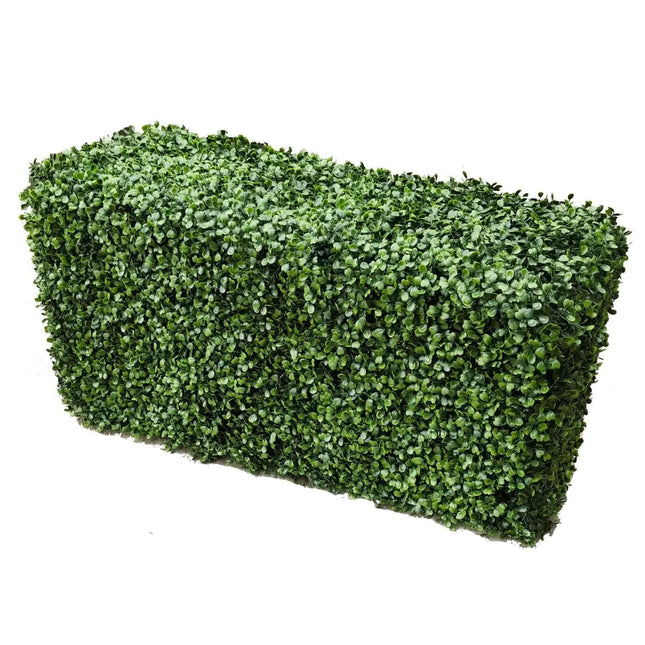 Portable Boxwood Hedge UV Resistant 100cm Long x 50cm High.