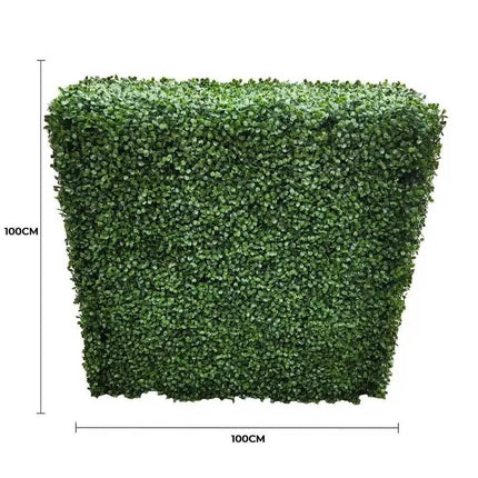 Portable Boxwood Hedge UV Resistant 100cm Long x 100cm High.