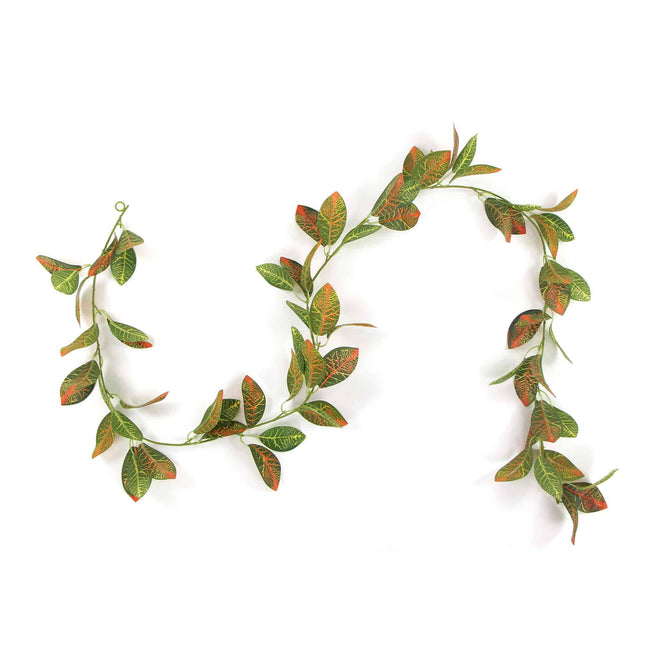 Artificial Croton Vine / Hanging Garland 180cm.