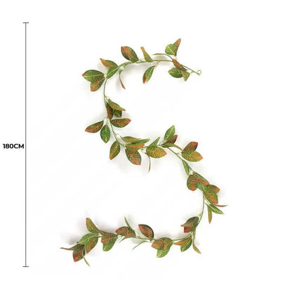 Artificial Croton Vine / Hanging Garland 180cm.