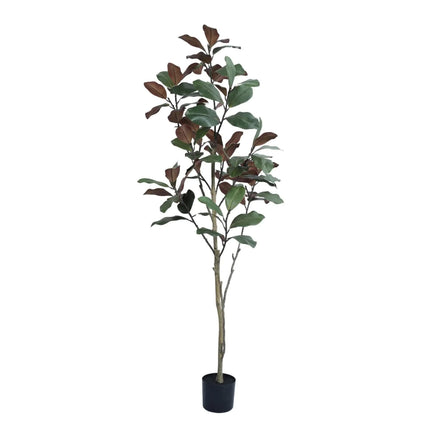Potted Artificial 180cm Magnolia Tree.