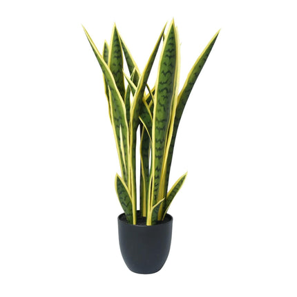 Artificial Mother in Law Tongue / Yellow Tongue Sansevieria UV Resistant 60cm.