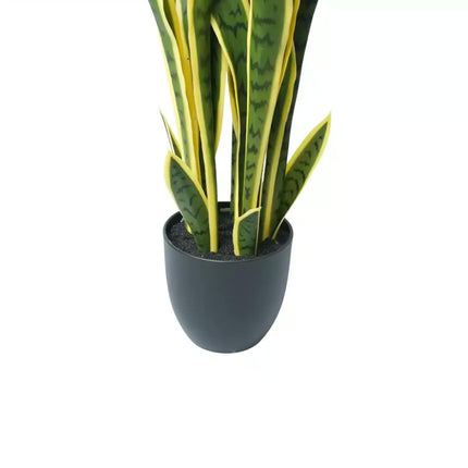 Artificial Mother in Law Tongue / Yellow Tongue Sansevieria UV Resistant 60cm.
